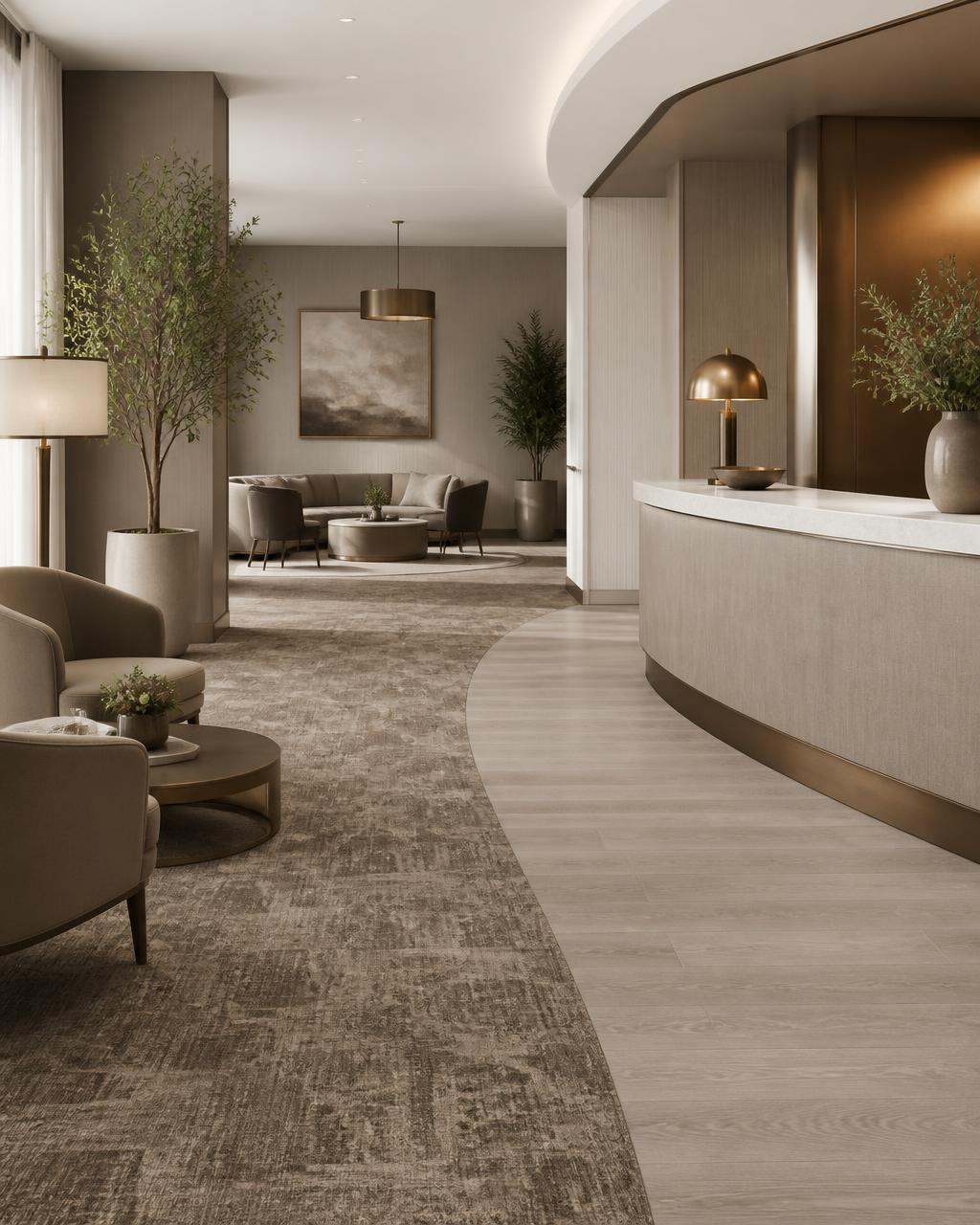 Contract flooring